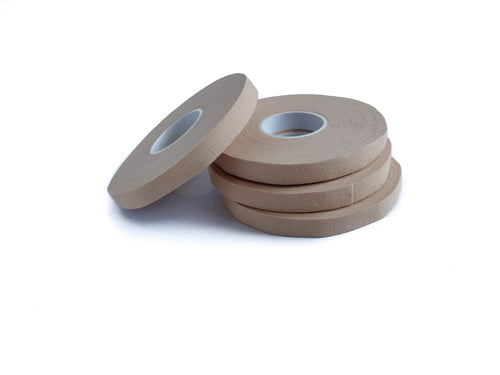 beige finger tape stack